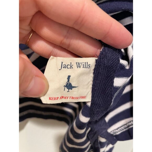 Jack Wills Mens Striped Rugby Polo Size L Preppy Academia Old Money Ivy League - Picture 11 of 13